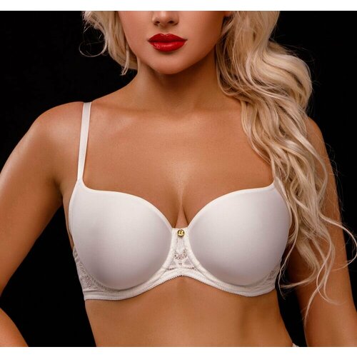 фото Бюстгальтер coquette revue, размер 95f, белый, бежевый