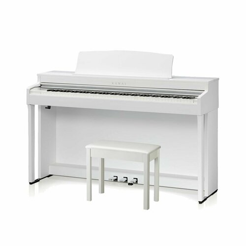 Kawai CN301W Цифровое пианино, механика RH III, цвет белый сатин, клавиши пластик + банкетка