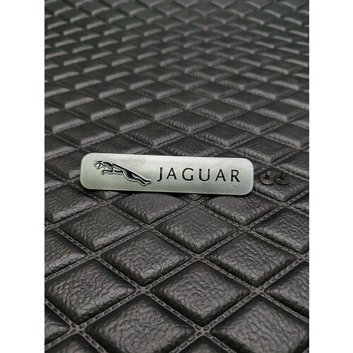 Логотип (шильдик) Jaguar большой металлический