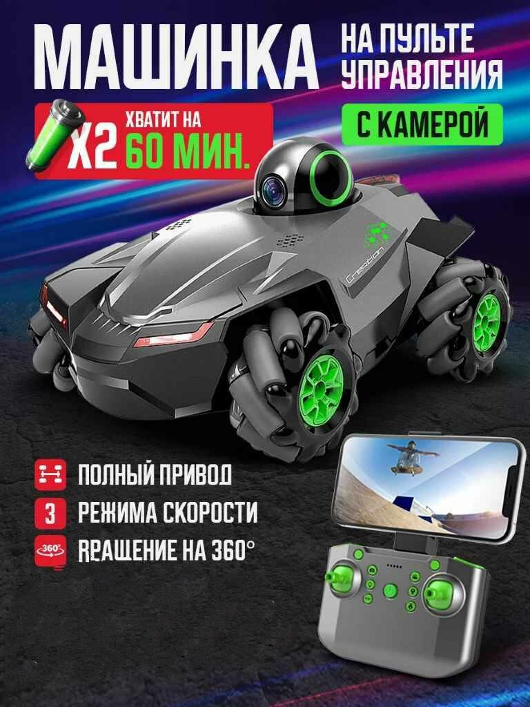 Машинка на пульте управления c "камерой 360 градусов" 2.4G RC дрифт / Радиоуправляемый транспорт (трюковый автомобиль)