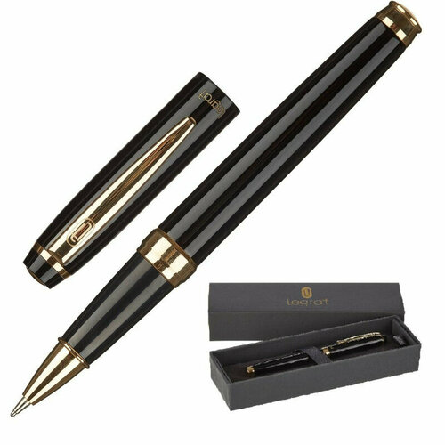 Ручка шариковая неавтоматическая Legraf Bordeaux,0.5 мм, син, зол/черн корпEX, 1788205