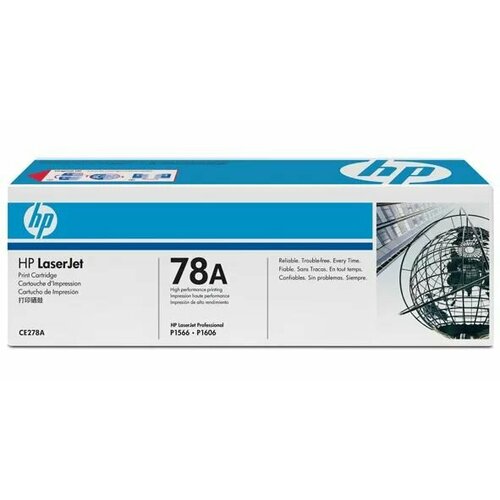 Картридж лазерный HP 78A / CE278A, черный, 2100 стр, (оригинал)