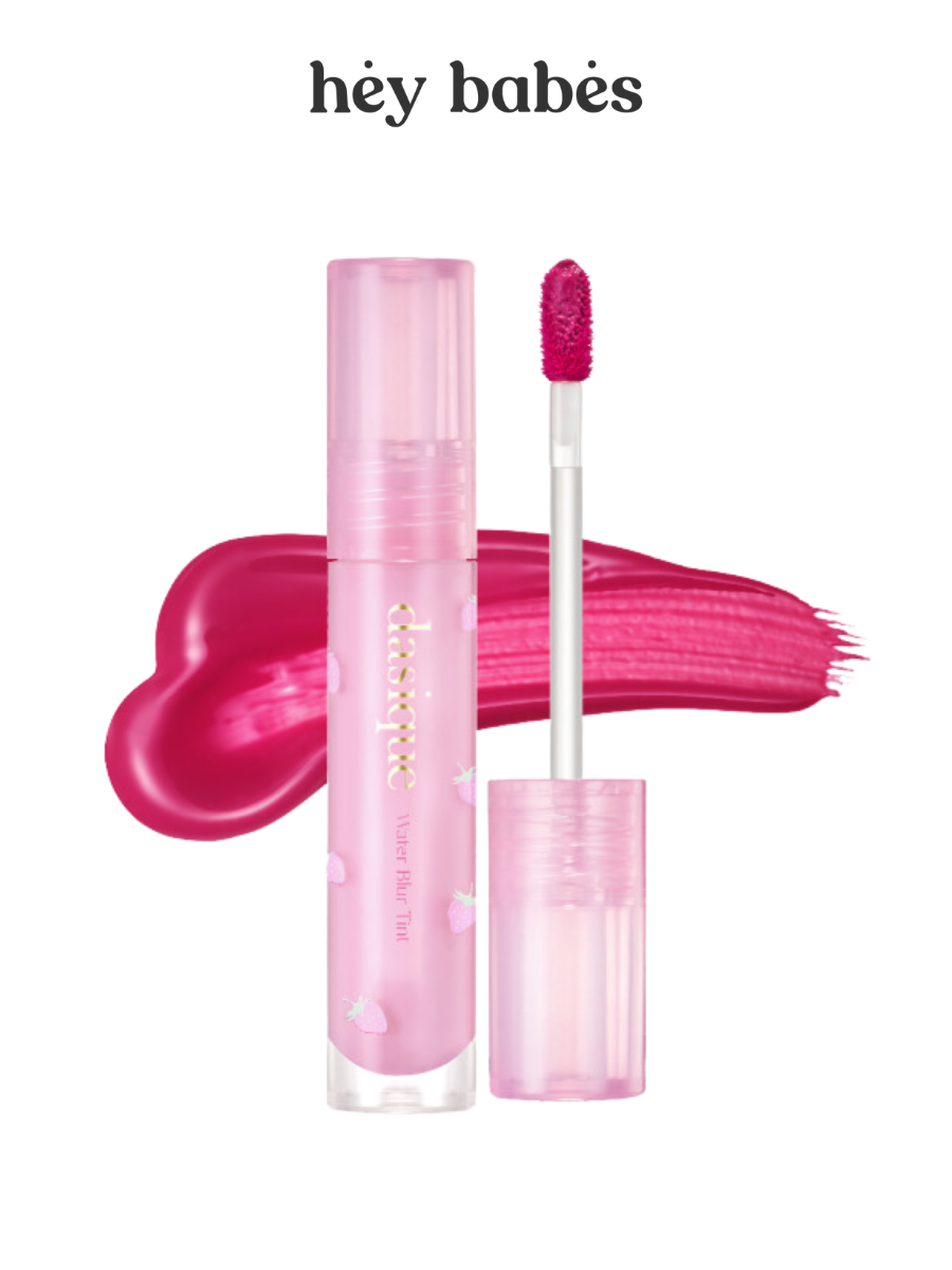 Влажный матовый тинт в ярком розовом оттенке Dasique Water Blur Tint #08 Chilling