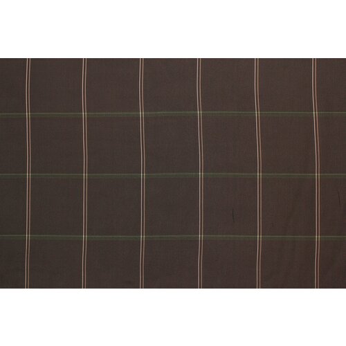 Ткань подкладочная Zegna чёрно-малиново-серебристая в клетку, ш134см, 0,5 м