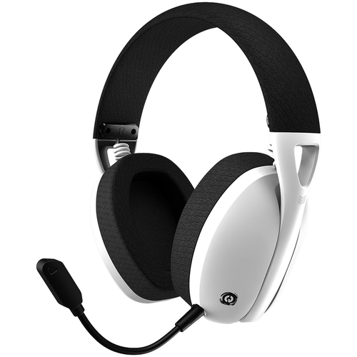 гарнитура wireless canyon ego gh 13 cnd sghs13w gaming bt headset virtual 7 1 support in 2 4g mode bk3288x bt 5 2 кабель 1 8m white Наушники Canyon CND-SGHS13W игровые, беспроводные, с микрофоном, Bluetooth, белый