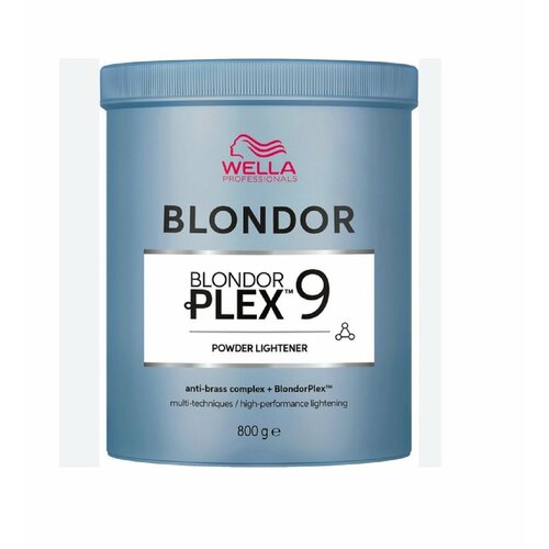 Wella Blondor Plex - обесцвечивающий порошок без пыли, 800 грамм пудра обесцвечивающая без образования пыли wella professionals blondor plex 400 мл