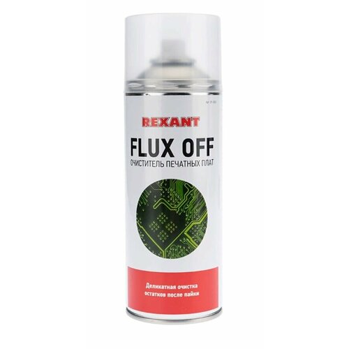 Flux off 400 мл очиститель печатных плат REXANT 85-0003. очиститель печатных плат rexant flux off 400 мл 85 0003