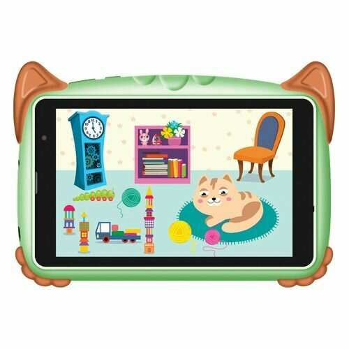 Детский планшет SunWind Kids 8280C 8", 2GB, 32GB, 3G, LTE, Android 12 мятный