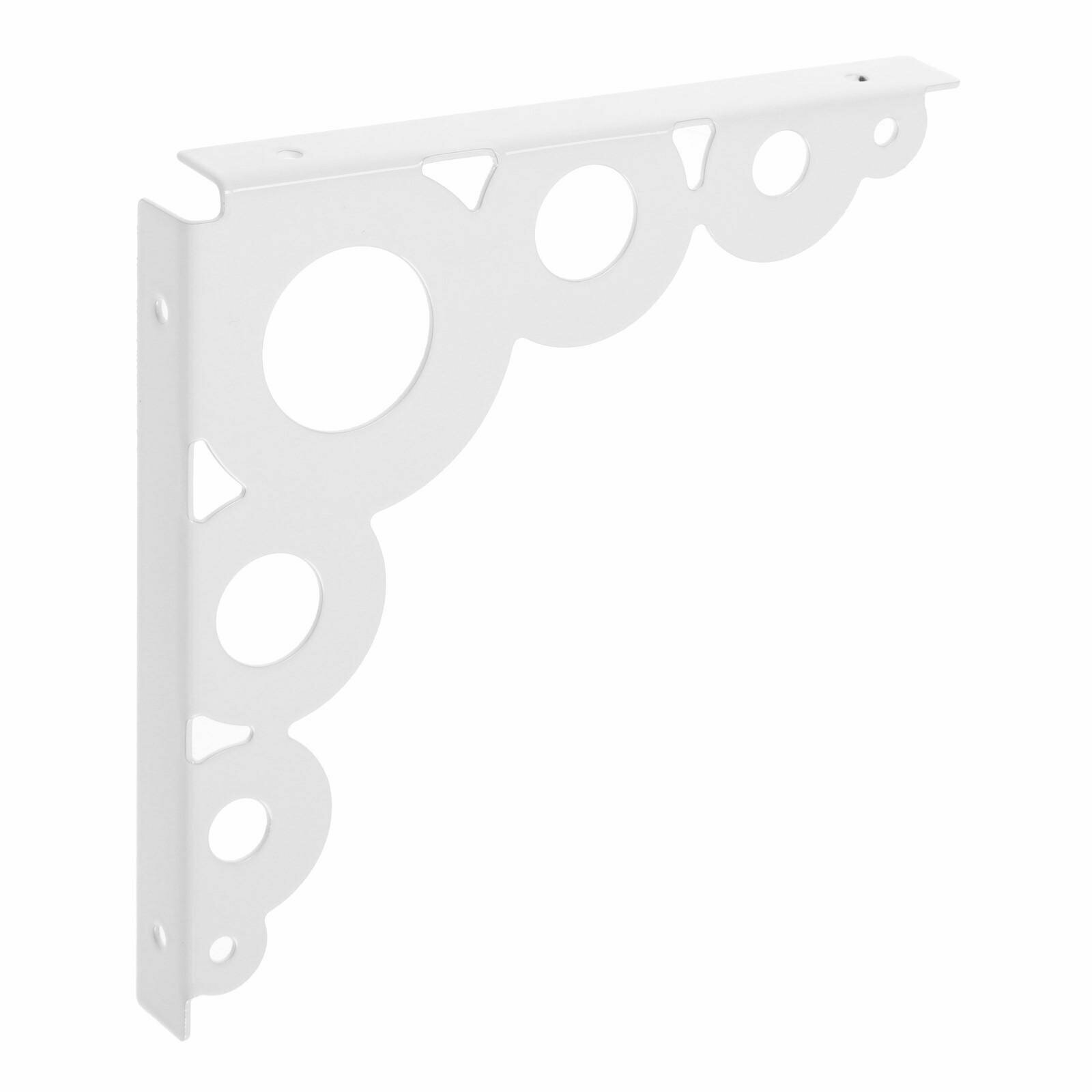 фото Кронштейн тундра, декоративный 182х182 мм, белый, 1 шт.