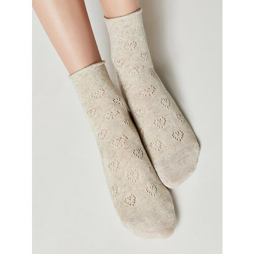 Носки Conte elegant, размер 25(38-39), бежевый носки conte elegant classic белые 38 39 размер