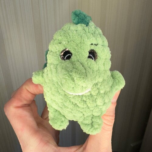 Брелок Мастерская Елены, вязаная фактура, зеленый