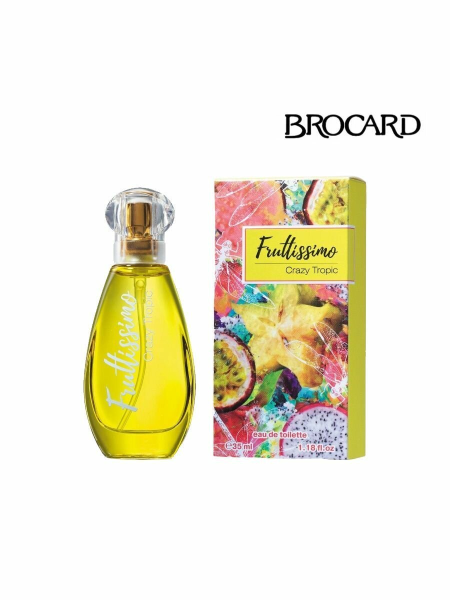 BROCARD FRUTISSIMO CRAZY TROPIC / Брокар Фрутиссимо Крейзи Тропик Туалетная вода женская 35 мл — фото 1