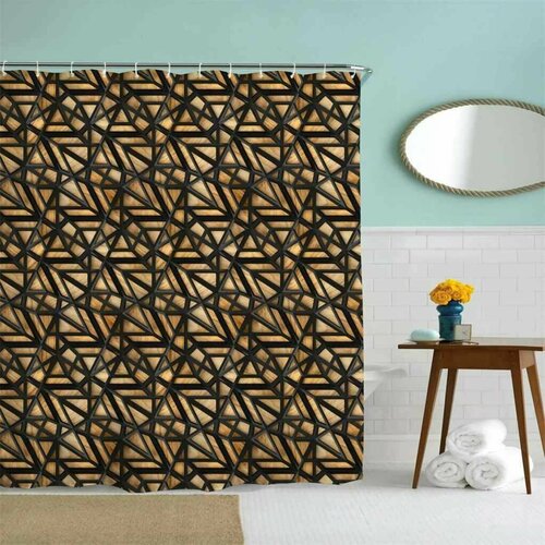 Штора для ванной комнаты My Space 200х240 LOFT 3D 1950₽