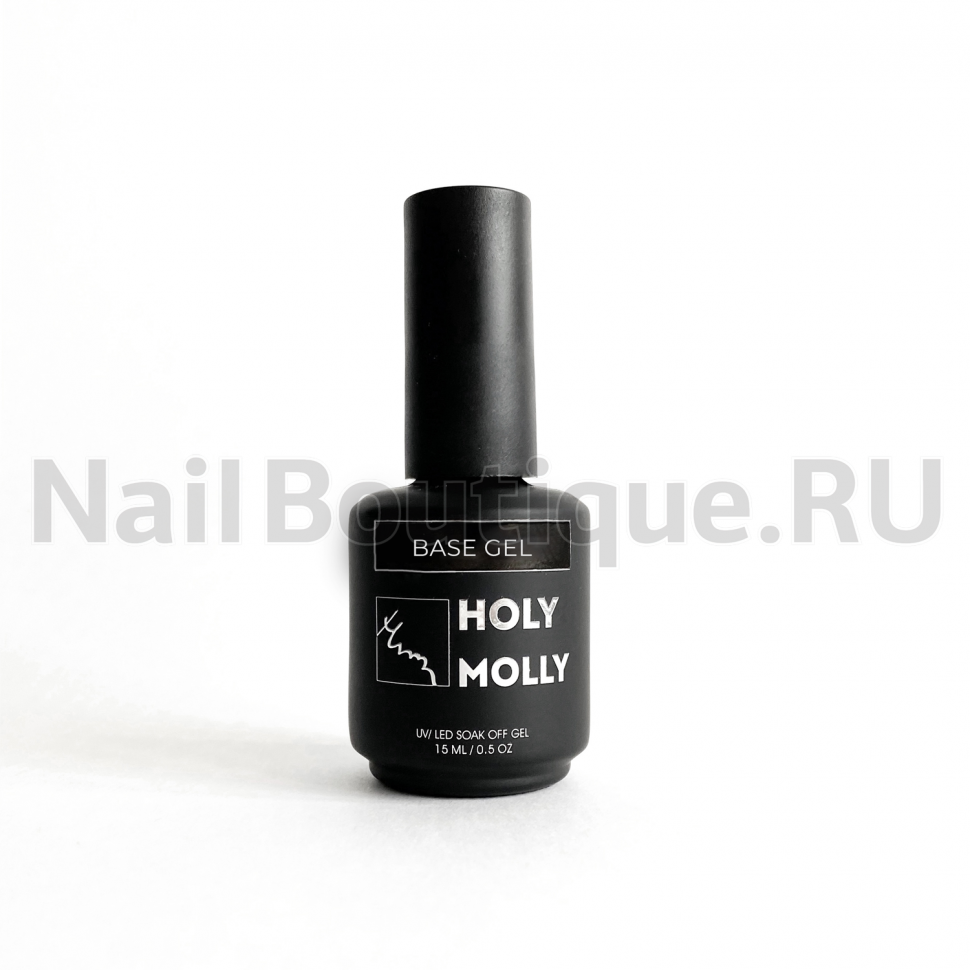 База для ногтей каучуковая (классическая) армирующая (жесткая) Holy Molly Base Gel, 15 мл