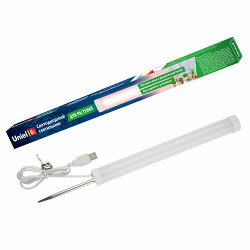 Светильник светодиодный uniel для растений led 6вт ip40 белый 3005₽