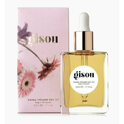 фото Gisou масло для волос honey infused hair oil 50 мл