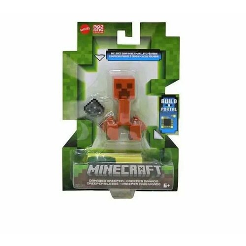 Фигурка Minecraft Damaged Creeper HLB15 фигурка minecraft creeper hmb20