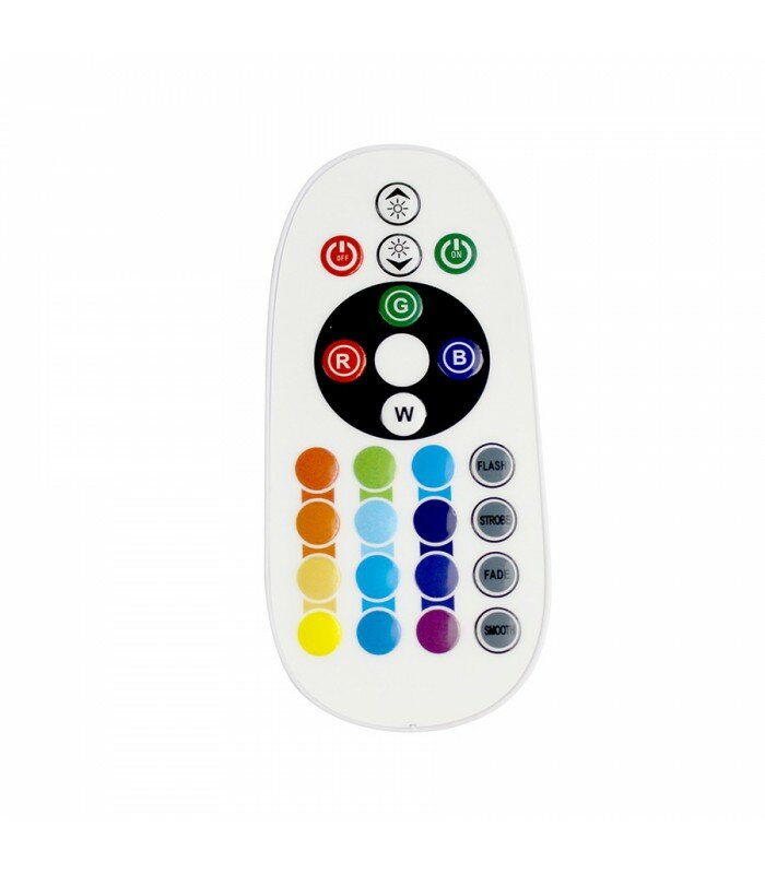 ИК контроллер для Led ленты 220 вольт лайт серия, белый, пульт 24 кнопки