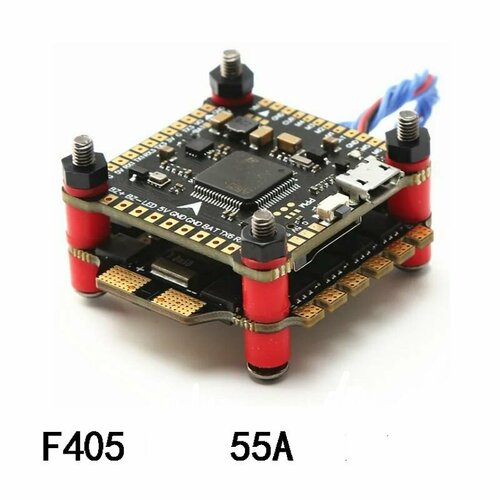 Полетный контроллер (стек) FPV F405 V3 55A BLS 30x30 полётный контроллер mateksys f405 minite