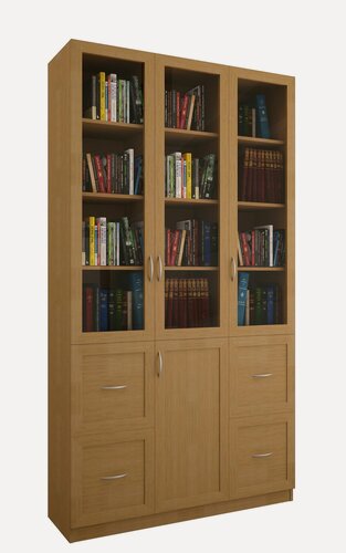 Изображение товара Книжный шкаф "Библиограф 3.5" 120х200х40 Бук