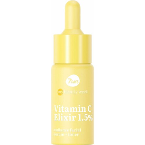 Сыворотка + тонер для лица 7 Days My Beauty Week Vitamin C Elixir 1.5% 20мл