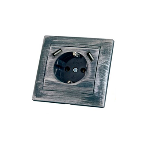 Розетка 2P+PE/2хUSB TDM Electric - фото №7