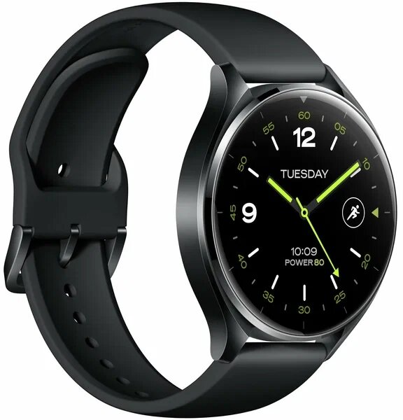 Умные часы Xiaomi Watch 2 Black Case With Black TPU Strap (M2320W1/BHR8035GL) — фото 1
