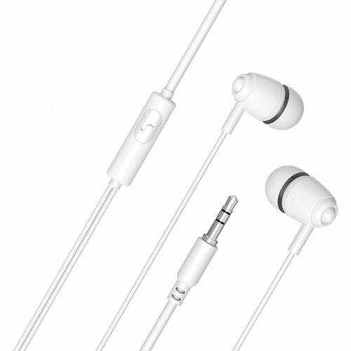 Наушники внутриканальные c микрофоном ALTO-M белые 3 штуки 368₽