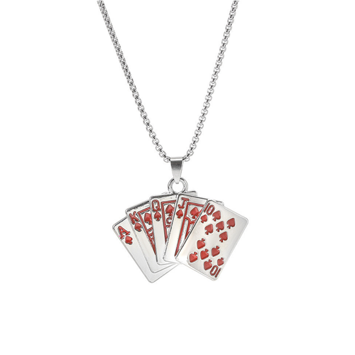 Комплект украшений BAKA&DED, длина 60 см, серебристый