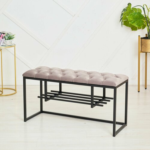 Банкетка в прихожую обувница для прихожей с сиденьем в стиле лофт 10990₽