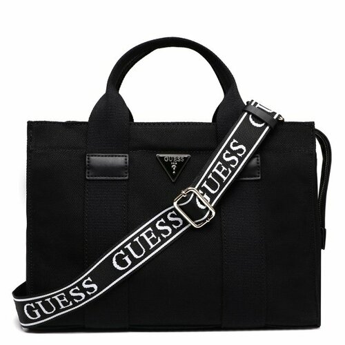 Сумка GUESS, черный сумка хобо guess abey small черный