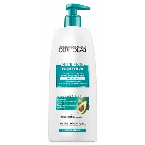 Крем для тела Интенсивное восстановление Deborah Dermolab Nourishing Regenerating Rich Body Cream 48h Hydratation Con Pro-Retinolo 330 мл 1667₽