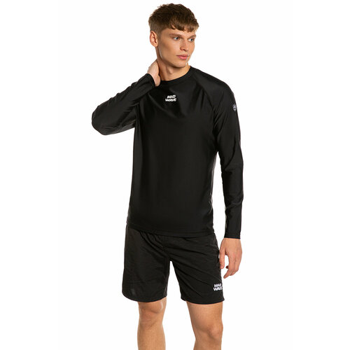 фото Рашгард mad wave longsleeves, размер 50, чёрный