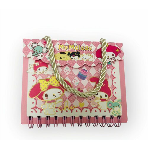 Записная книжка Куроми розовый в виде сумочки 70 страниц/ блокнот сумка Куроми