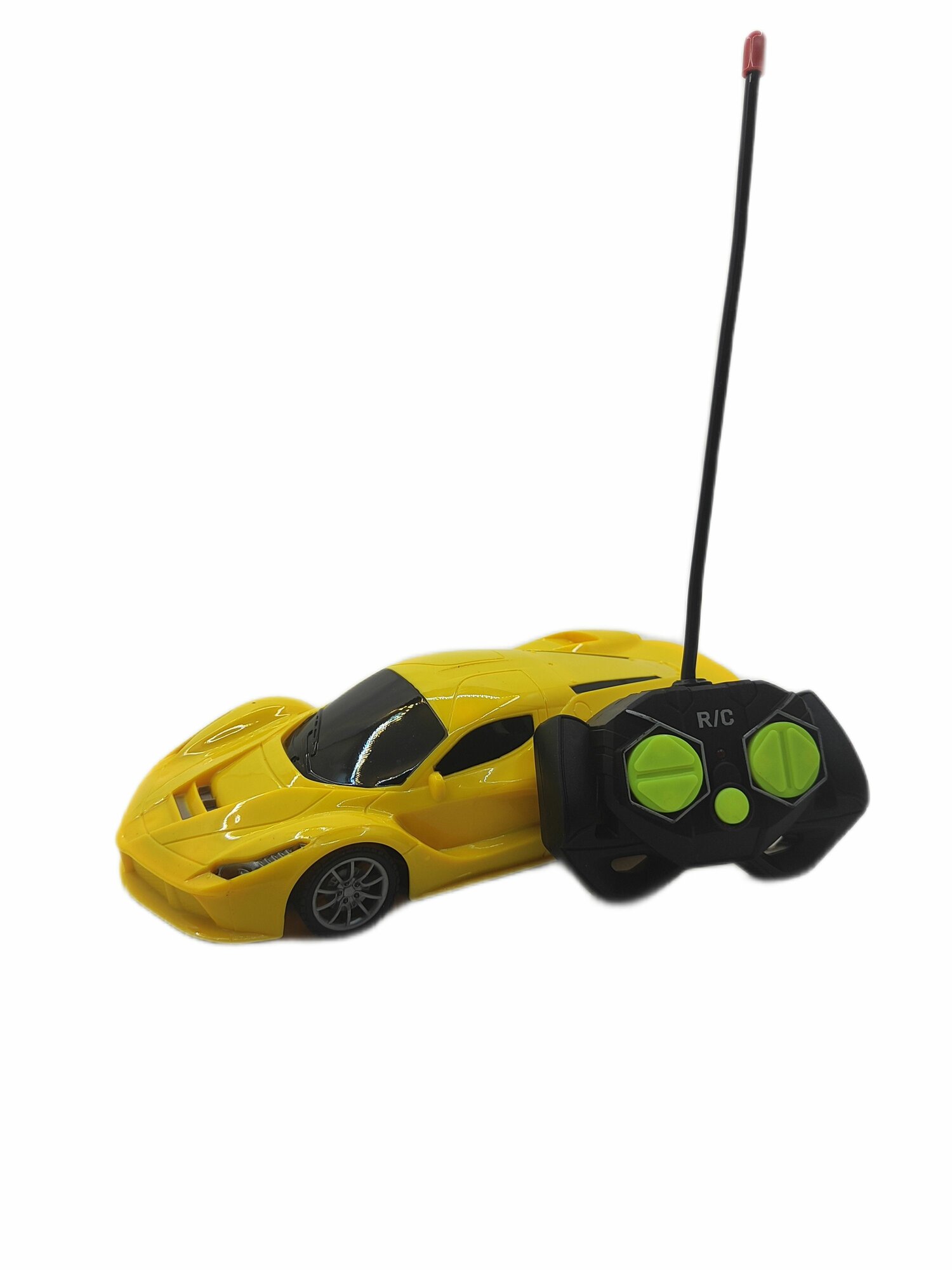 Радиоуправляемая машинка Ferrari LaFerrari Aperta (ЛаФеррари желтая) 22см