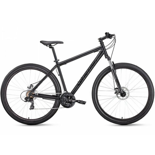 Горный велосипед Forward Sporting 29 2.1 D (2023) 19 Черно-серый (172-180 см) forward горный велосипед sporting 29 x d 29 9 ск рост 19 2022 темно серый зеленый rbk22fw29972