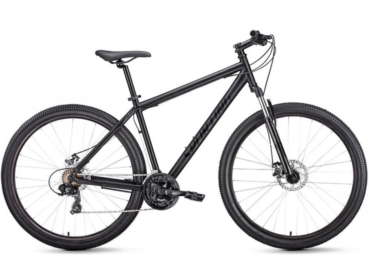 Горный велосипед Forward Sporting 29 2.1 D (2023) 19" Черно-серый (172-180 см)