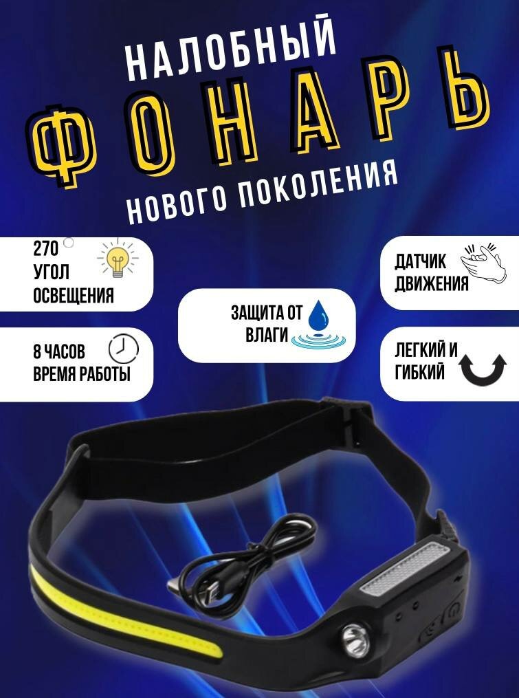 Налобный фонарь Head Flashlight H-157 ZMi - фото №10