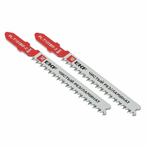 Пилка для электролобзика T101BIF чистовой рез ламинатаBIM уп2шт Professional EKF pl-t101bif-2 2163₽