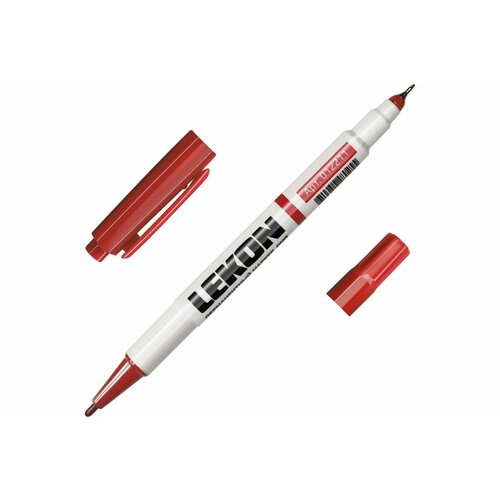 Маркер перманентный красный