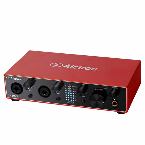 U48MKII Аудиоинтерфейс USB, Alctron dmc01 контроллер громкости монитора пассивный alctron