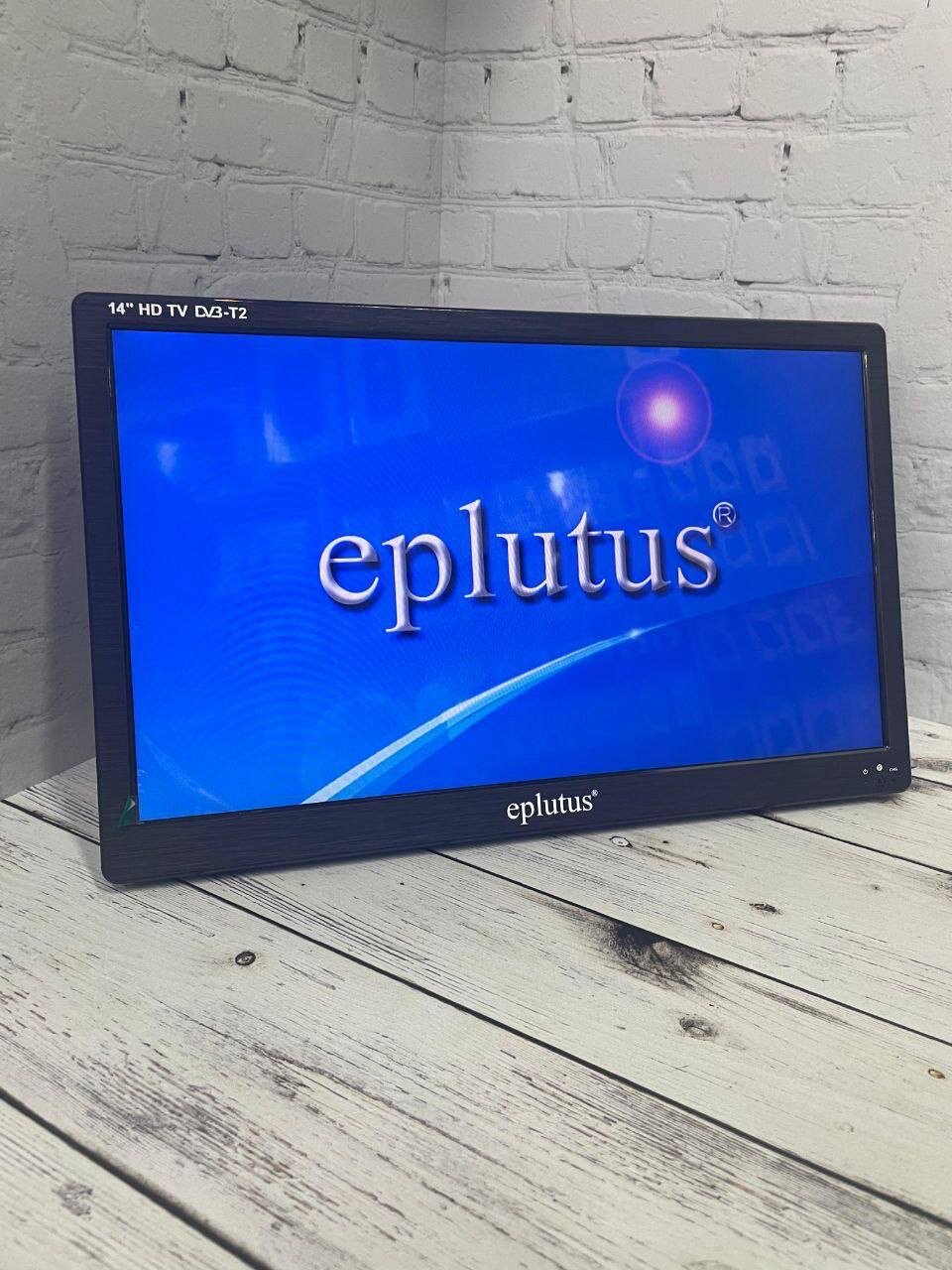 Портативный телевизор "Eplutus EP 147 TD" 14 дюймов, HD, черный