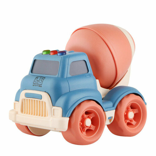 Игрушечная машинка Бетономешалка Синий/Оранжевый