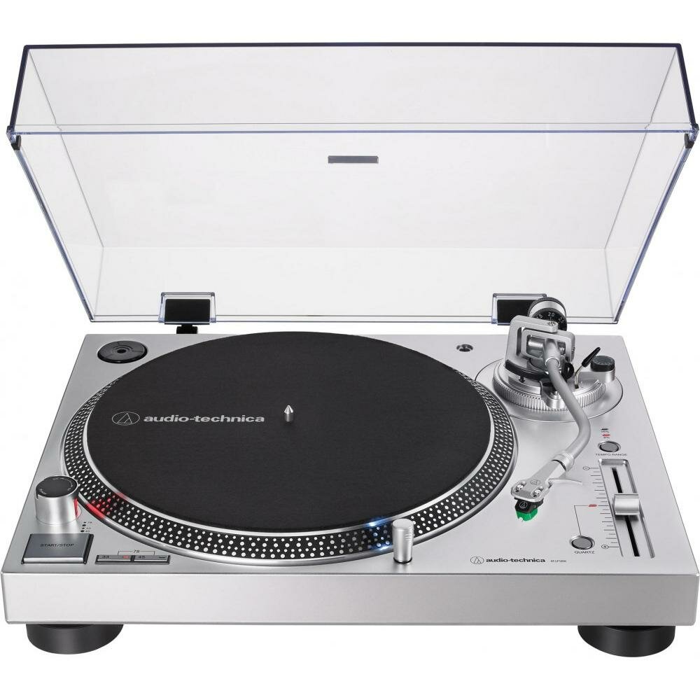 Виниловый проигрыватель Audio-Technica AT-LP120XUSB, silver