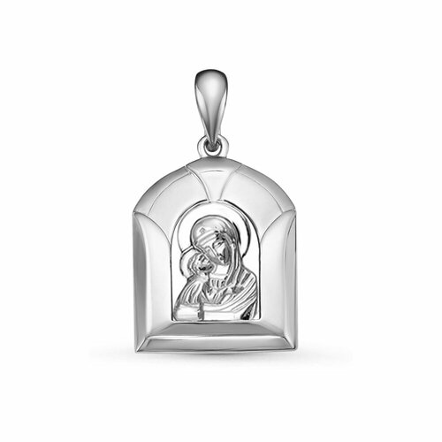 Подвеска ЗлатаМира, серебро, 925 проба тарелка настенная владимирская икона божией матери фарфор деколь золочение