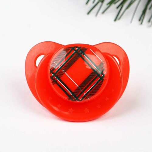 Соска - пустышка ортодонтическая Новогодняя подарочная упаковка Волшебство силикон 6мес 640₽