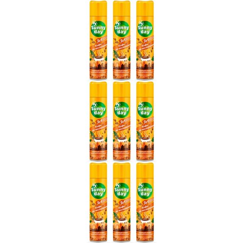 Sunny day Освежитель воздуха Кофе по восточному, 300 мл, 9 шт