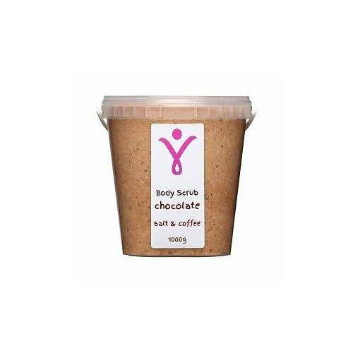 Шоколадно-кофейный антицеллюлитный пилинг для тела, 1000 г