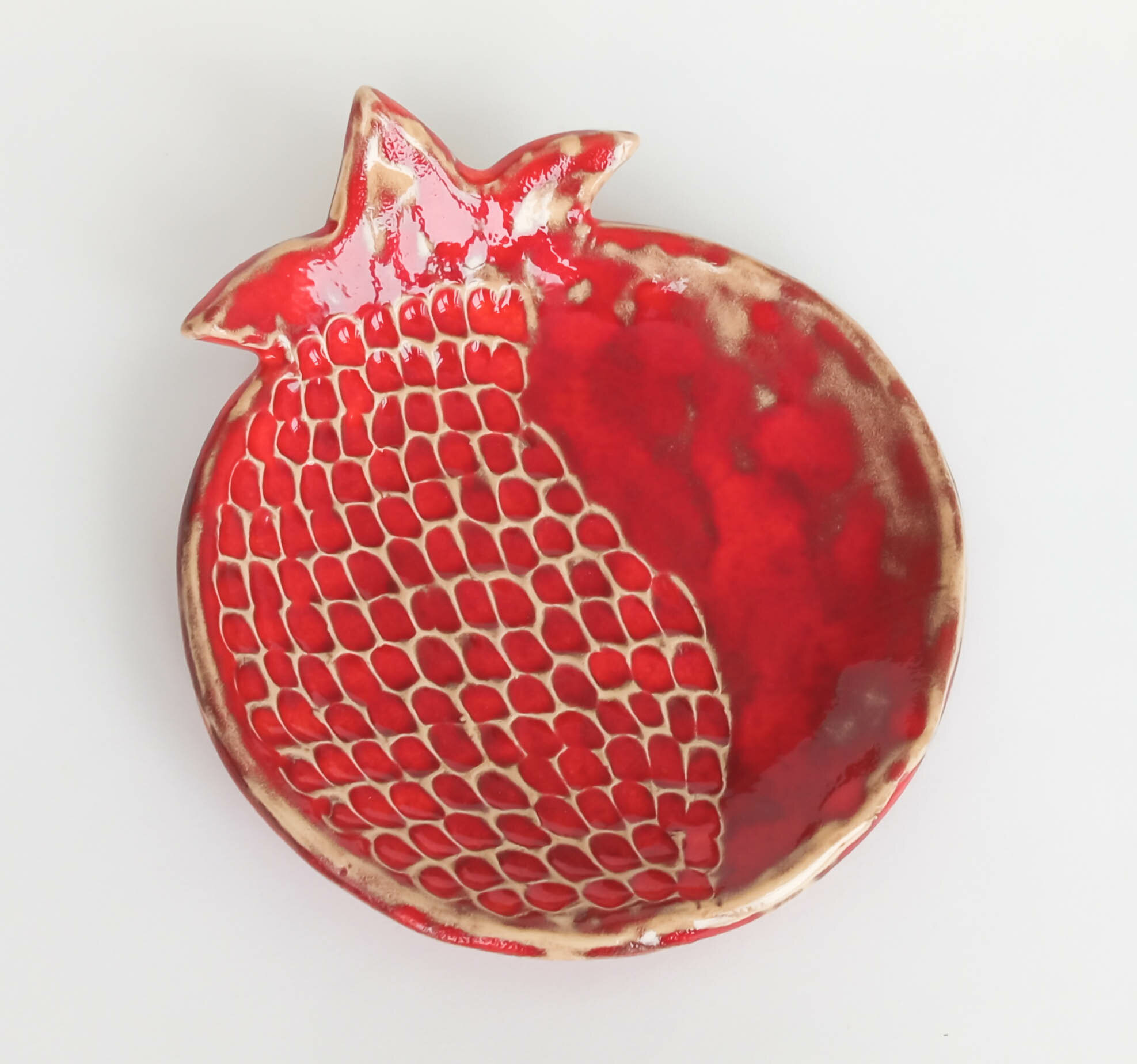 фото Тарелка "Гранат" (средняя) , диаметр 16 см