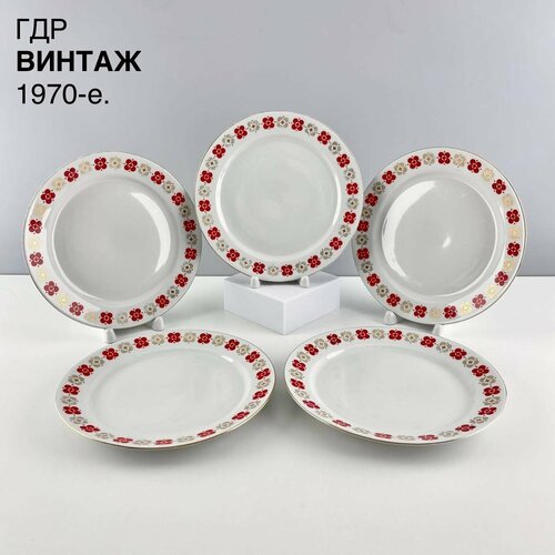 Винтажные десертные тарелки 